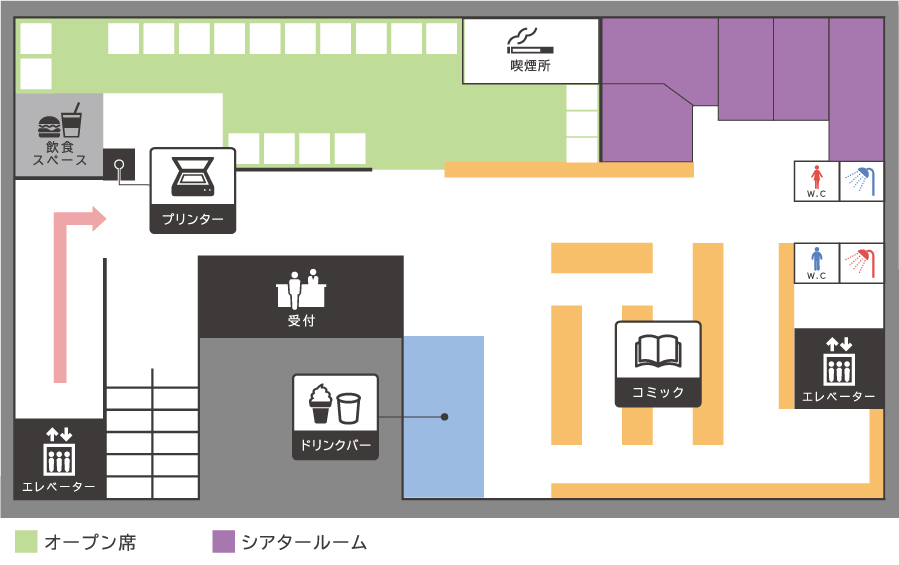 4階フロアマップ