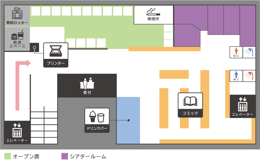 4階フロアマップ