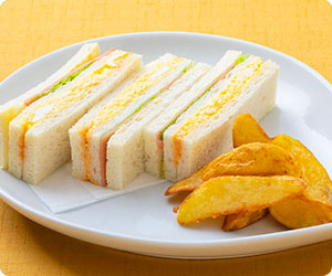 卵のサンドウィッチ