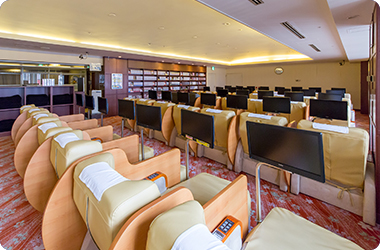 リクライニング