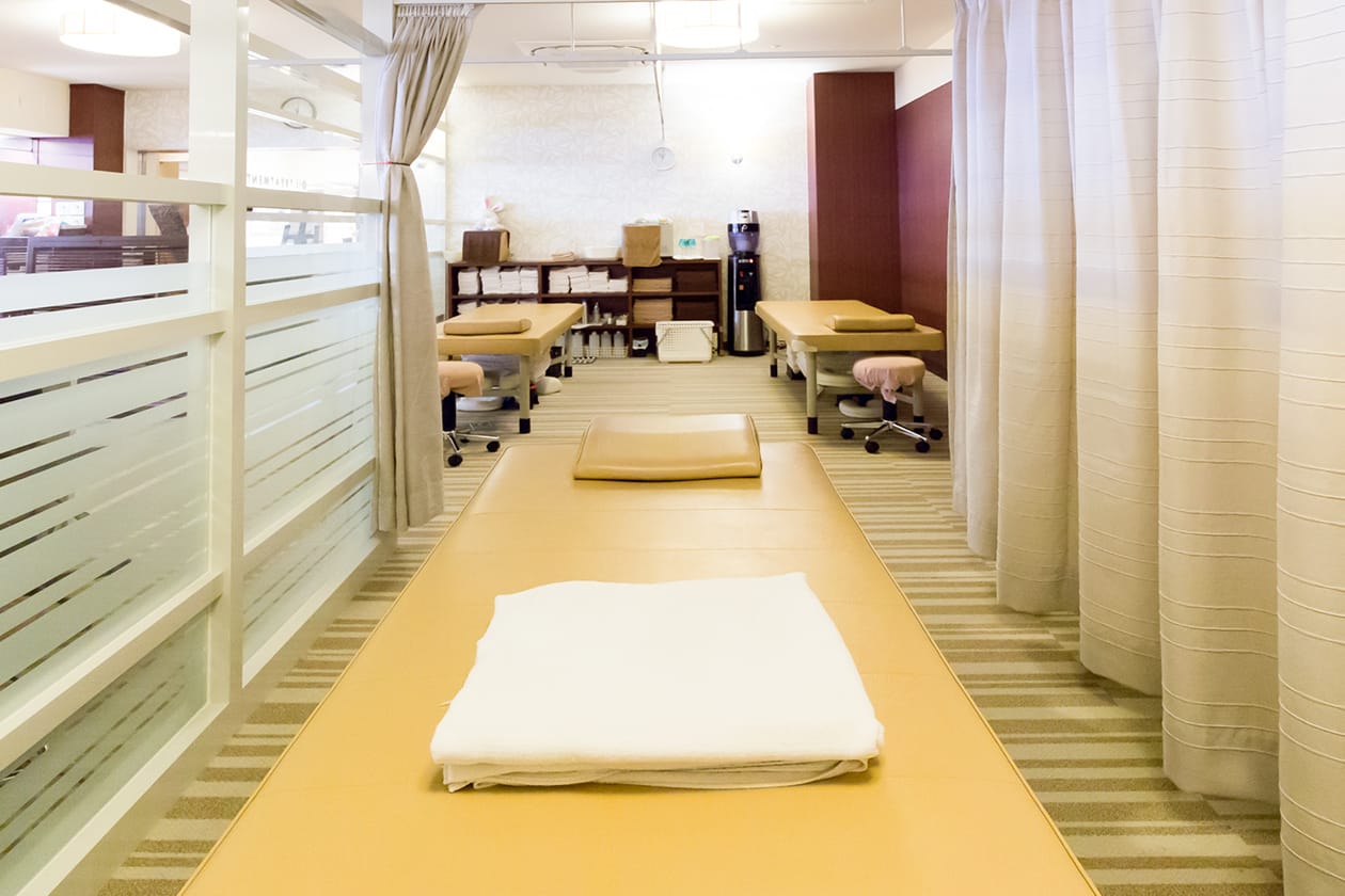 オイルトリートメント施術ルーム