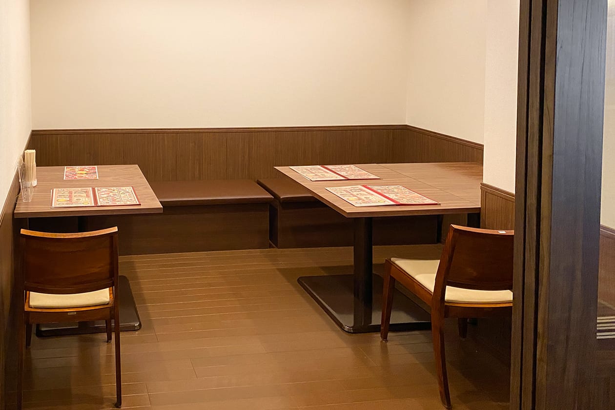 レストラン個室