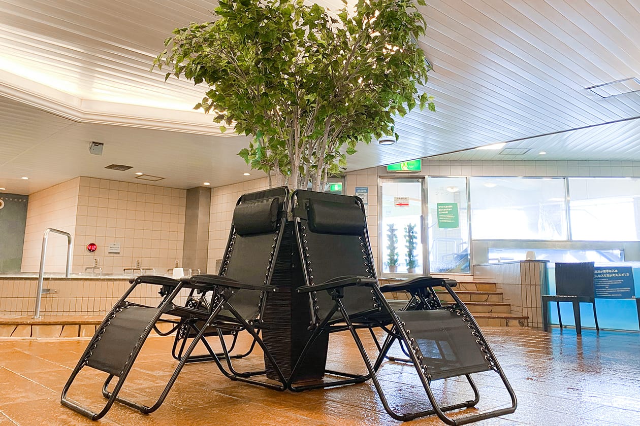 浴場ととのい椅子