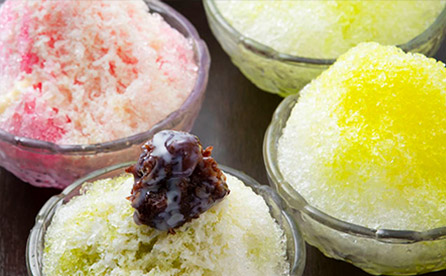 かき氷各種　380円　
