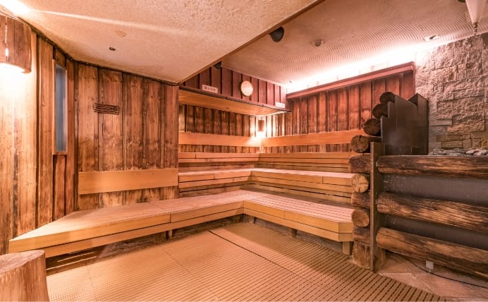 高温・中温・低温の本格的な3サウナ。
