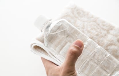 サウナ前の準備